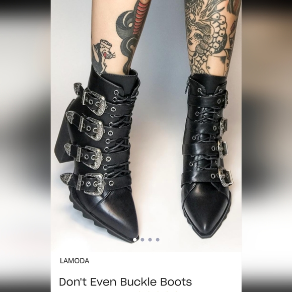 Brand New Dolls Kill Boots - Picture 7 of 8